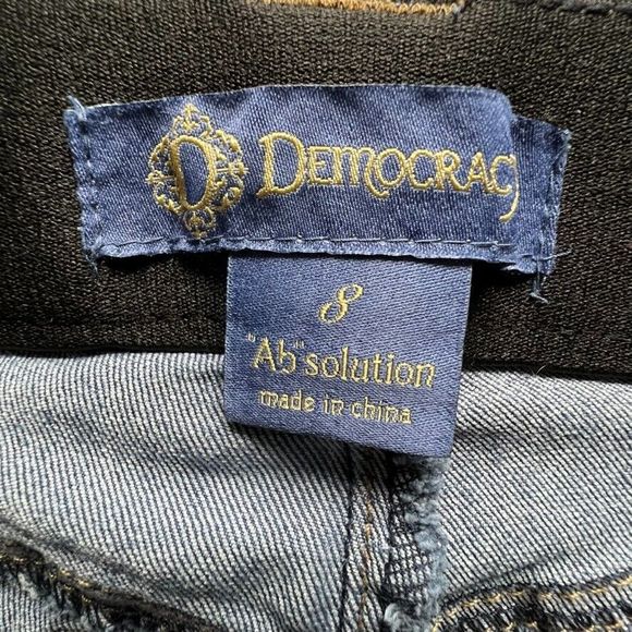 Democracy Ab Technology Womens Size 8 Stretch Denim Jeans - READ - Picture 12 of 15